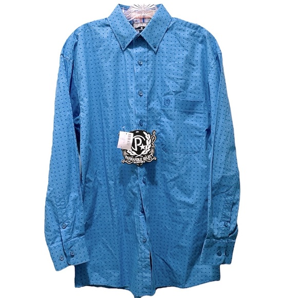 NWT Men’s Panhandle Select Western Long Sleeve Button Down Shirt Size Small - Picture 2 of 3